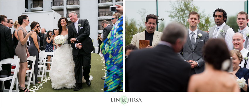 10-the-london-west-hollywood-hotel-wedding-photographer-bride-walking-down-aisle