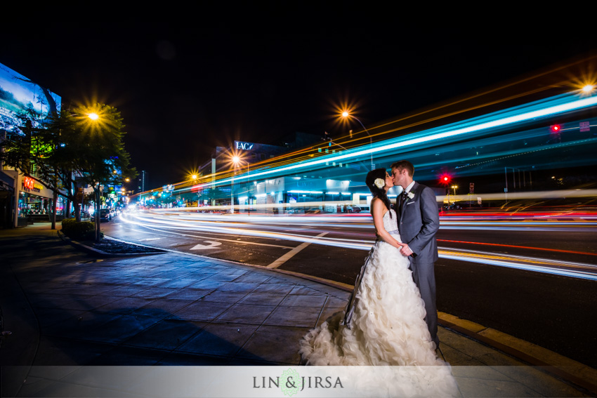 32-the-london-west-hollywood-hotel-wedding-photographer-bride-and-groom-nighttime-portrait