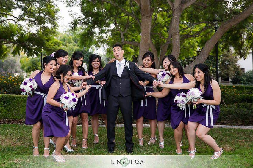 20-manchester-grand-hyatt-san-diego-wedding-photographer-groom-and-bridesmaids-fun-shots