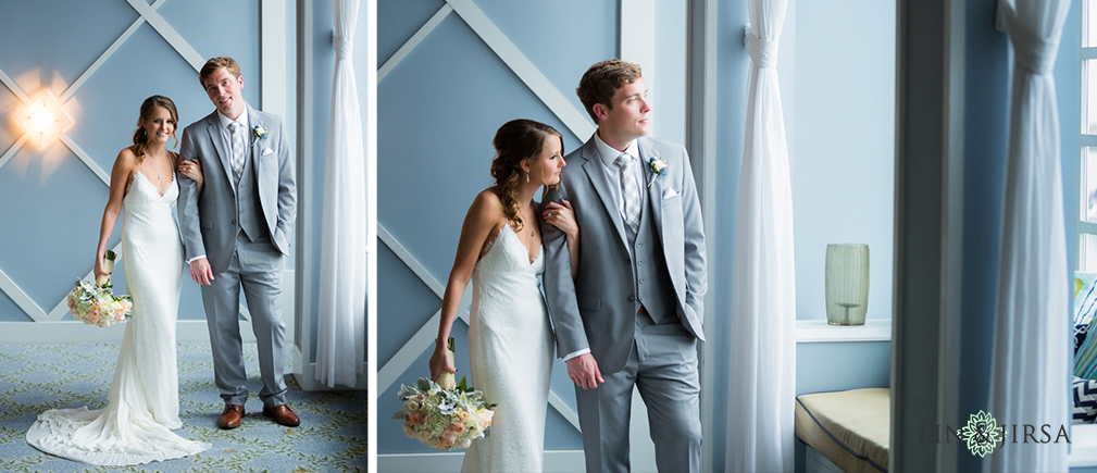 13-the-portofino-hotel-and-marina-wedding-photographer-first-look-wedding-party-photos