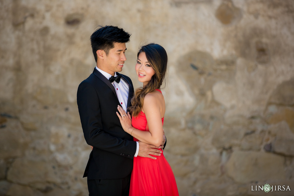 02-Orange-County-Engagement-Photography-Session-Mission-San-Juan-Capistrano-Victoria-Beach