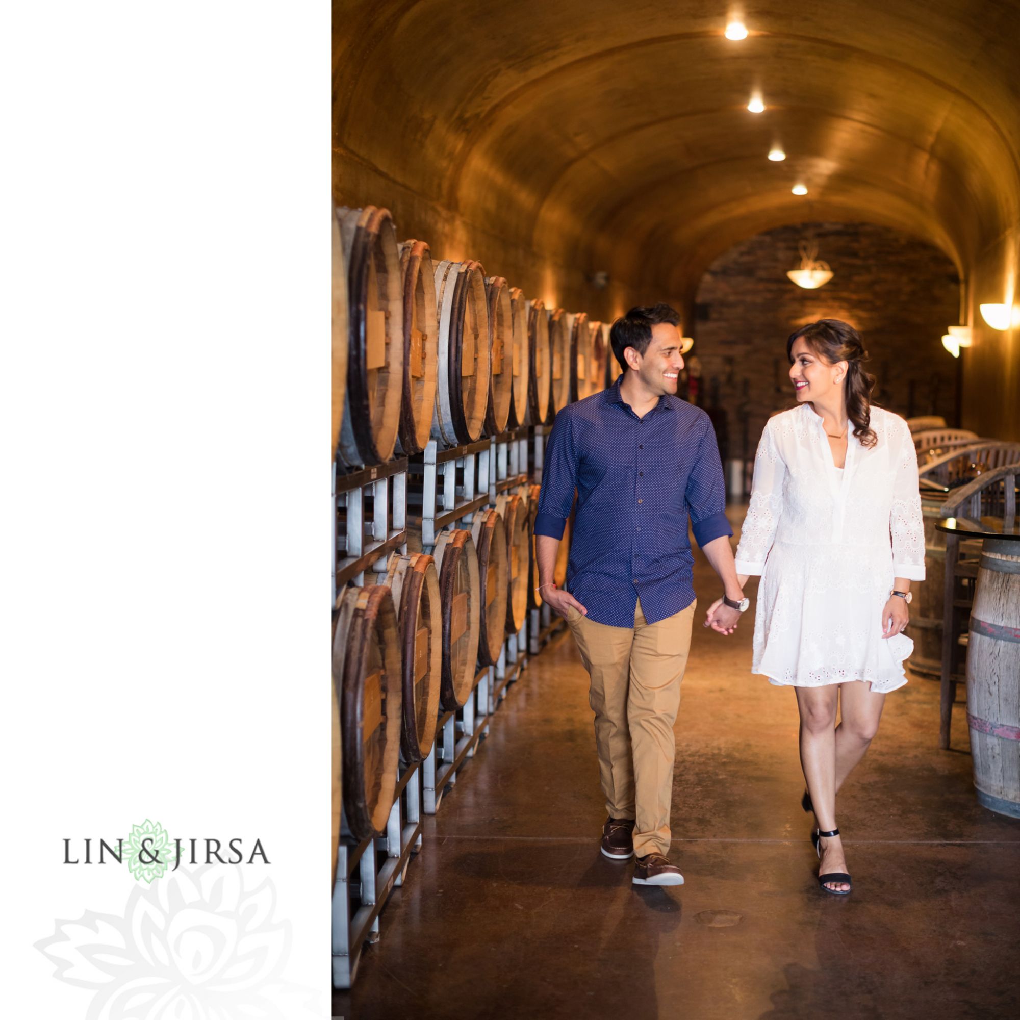 Newport Beach Vineyards & Winery Engagement Chandni & Rushabh
