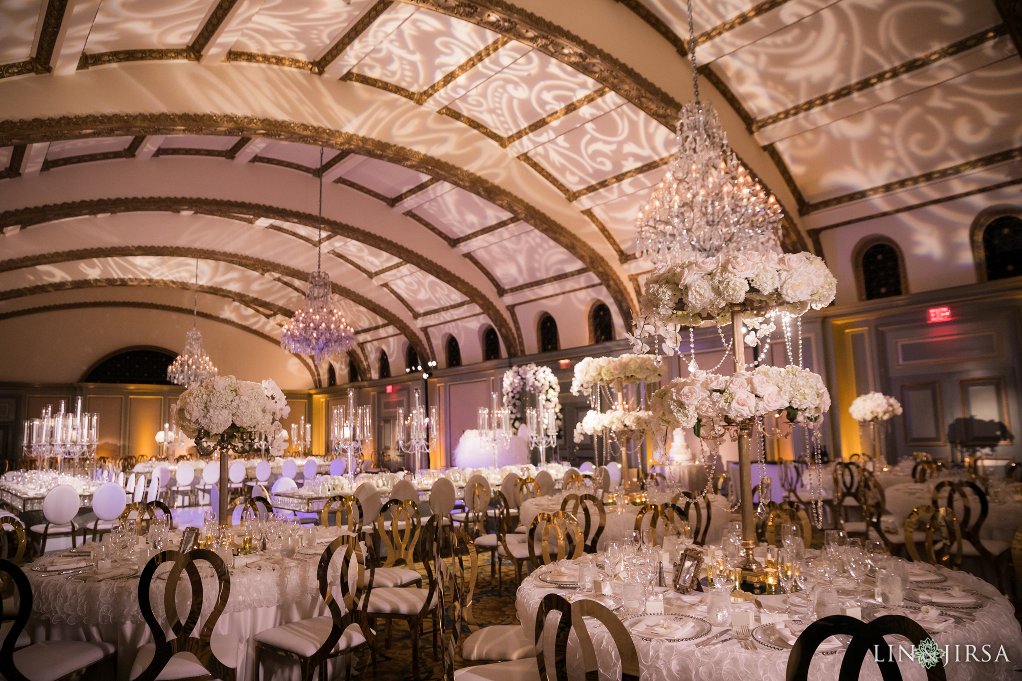 reception ballroom at langham