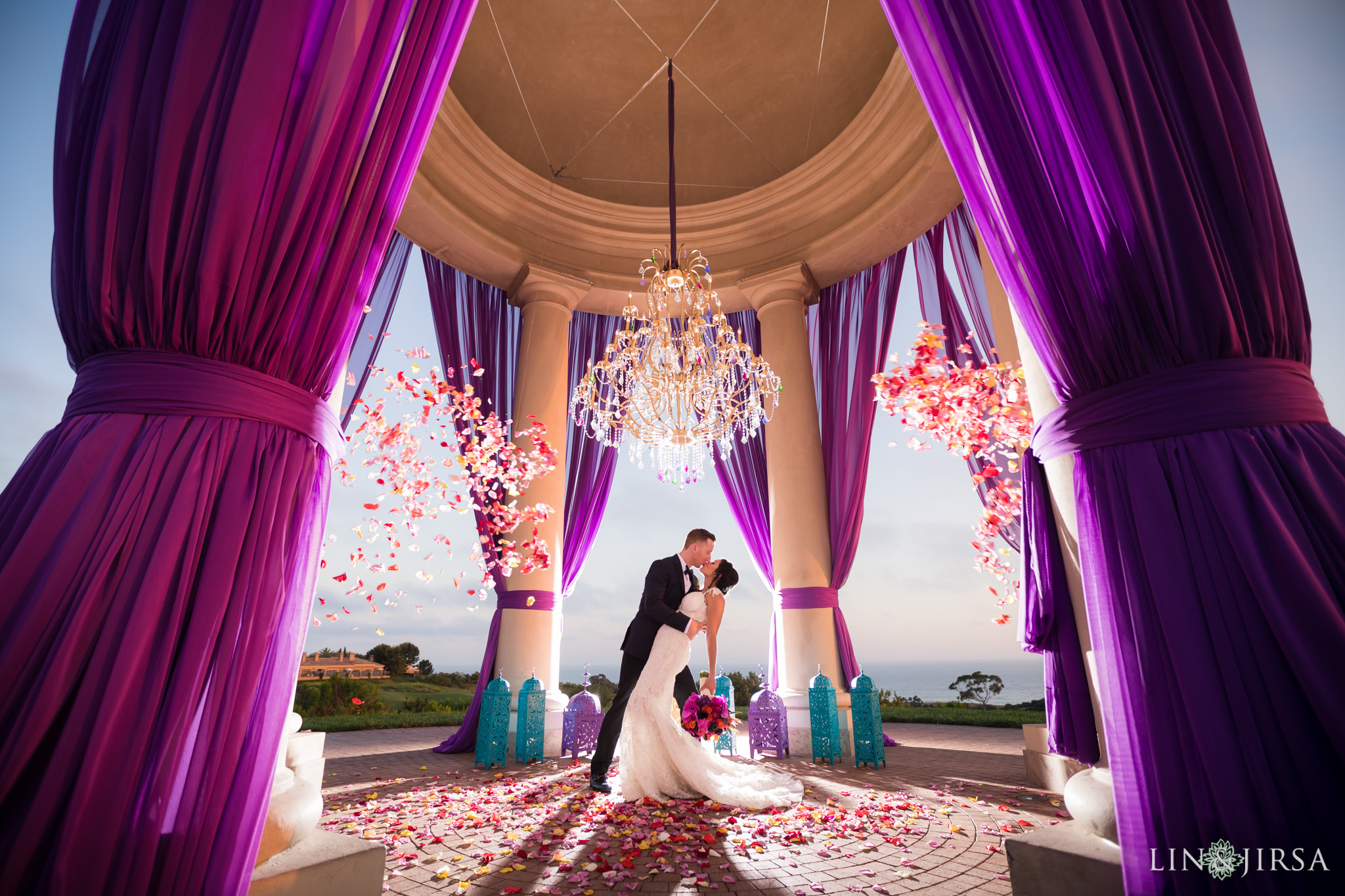 ceremony site at pelican hill