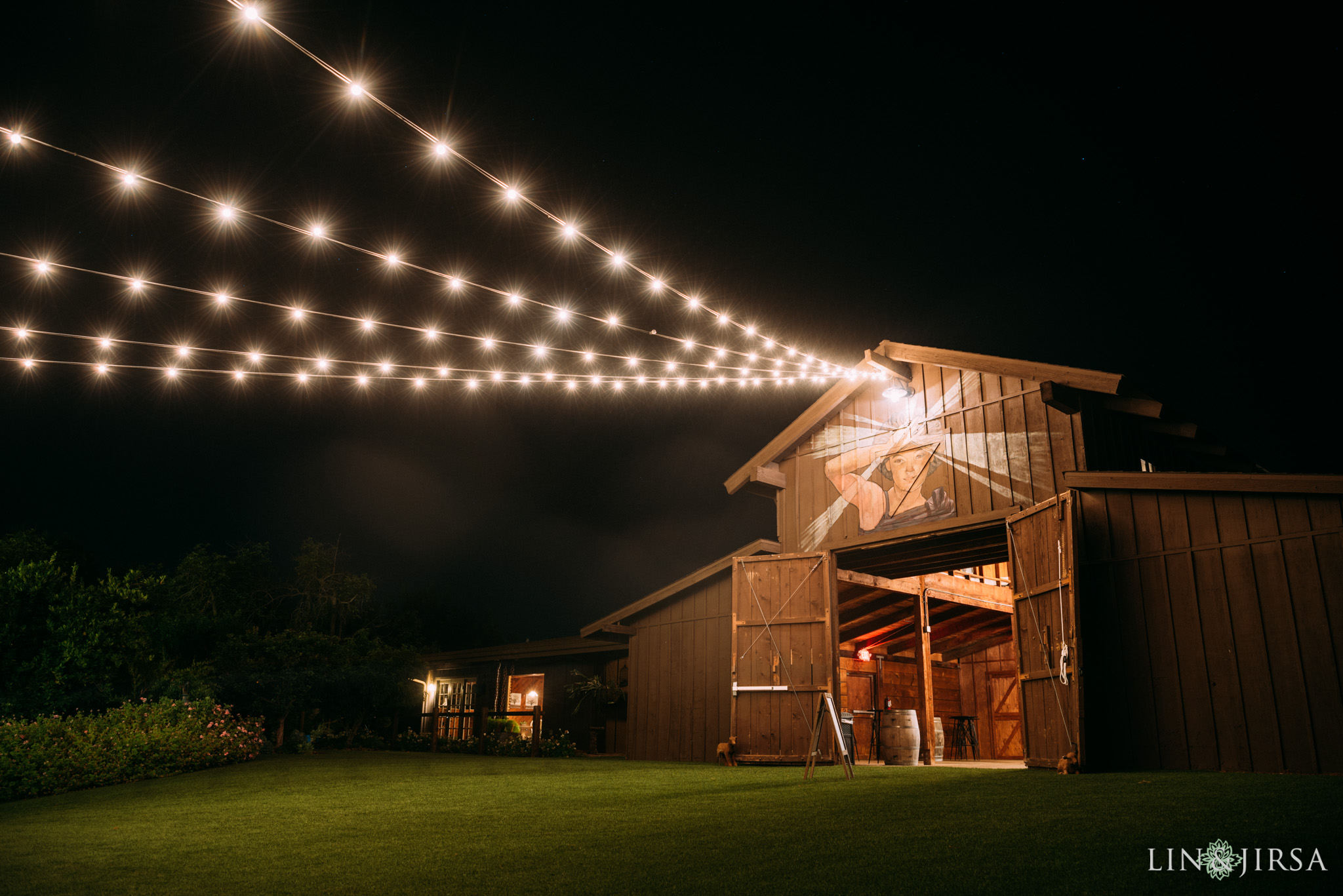 ethereal open air resort wedding reception location