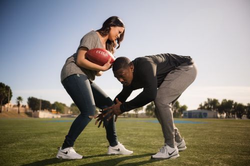 0 coronado island san diego football engagement photography