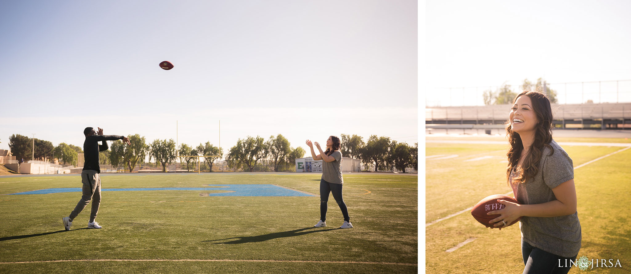 05 coronado island san diego football engagement photography