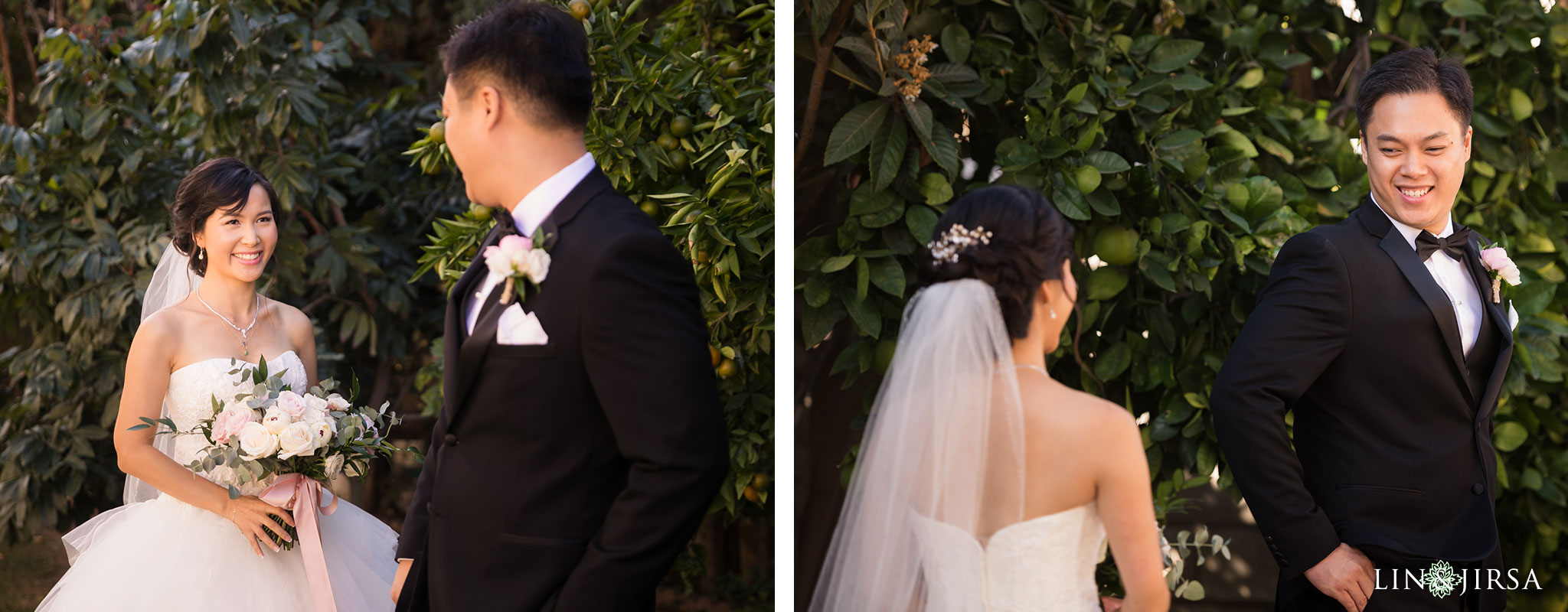 12 brookside golf club pasadena first look wedding photography