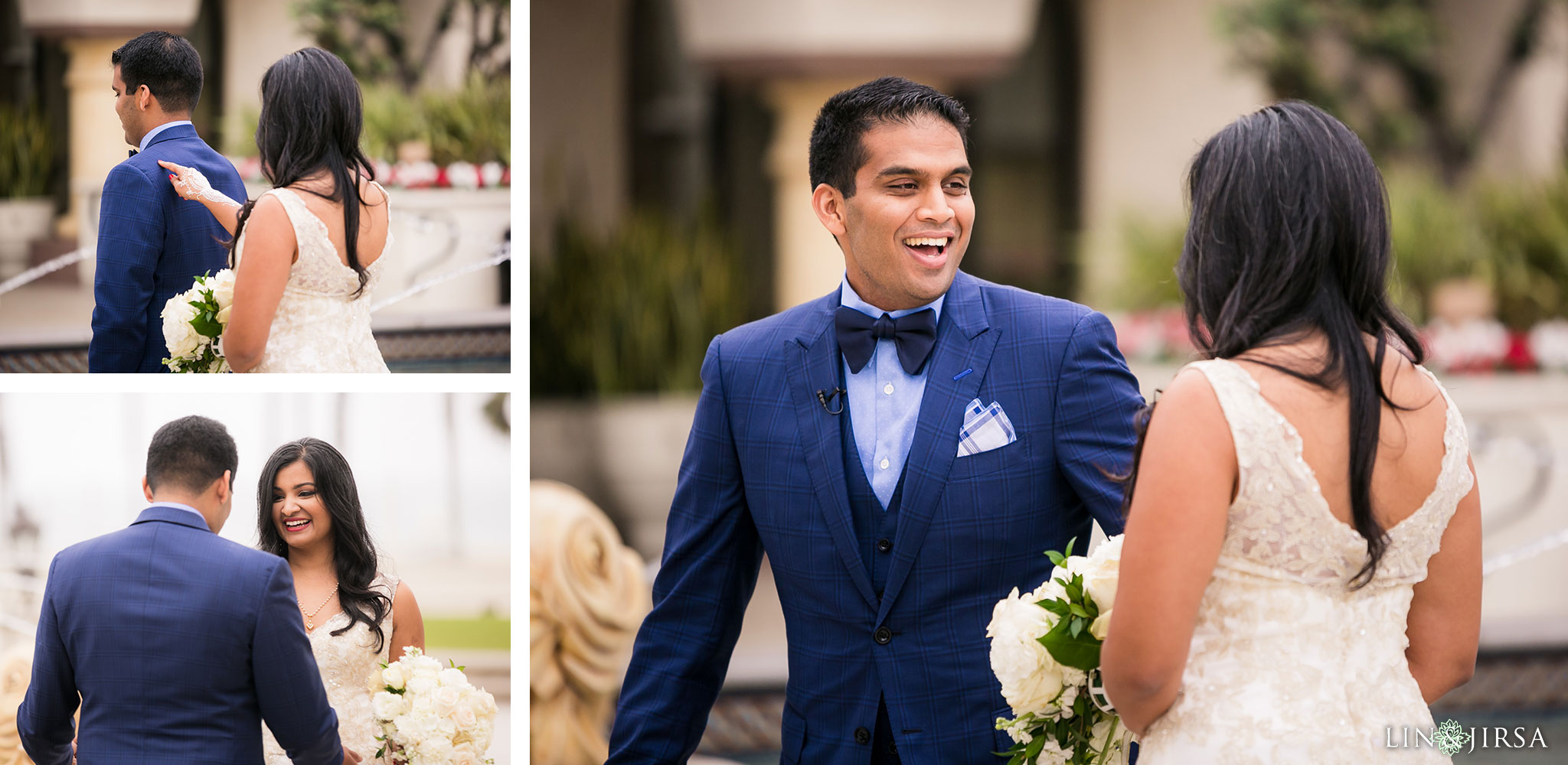 12 hyatt regency huntington beach first look wedding photography 1