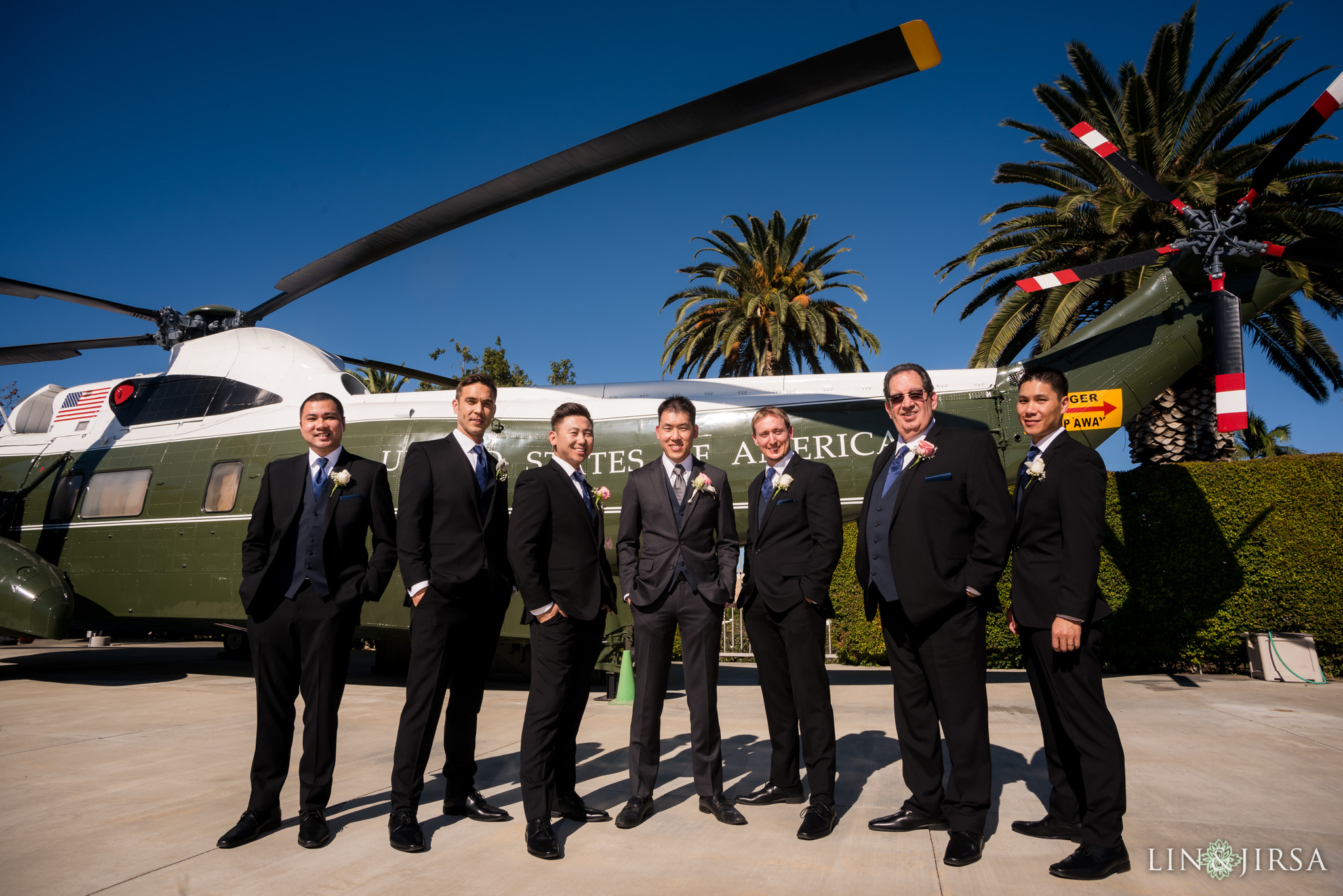 15 richard nixon library groomsmen wedding photography