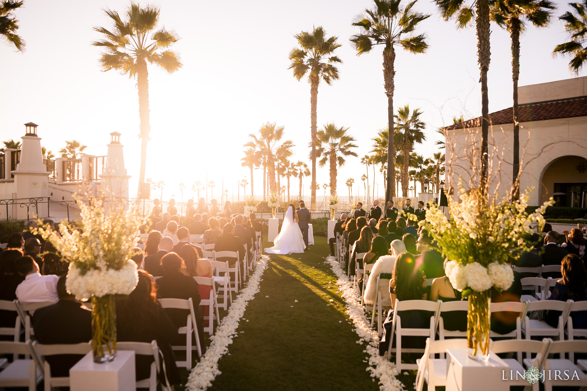 21 hyatt regency huntington beach wedding ceremony photography