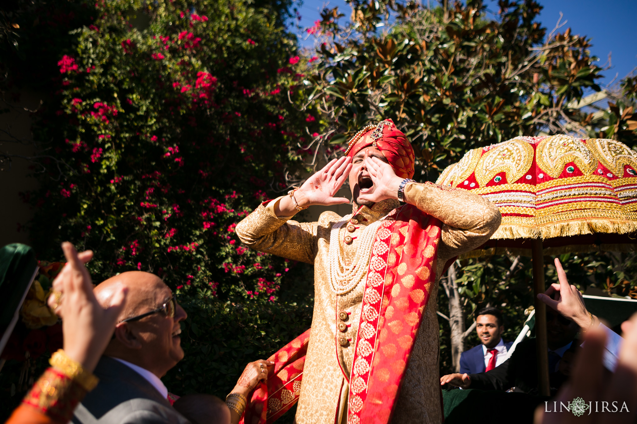 23 four seasons westlake village indian wedding baraat photography