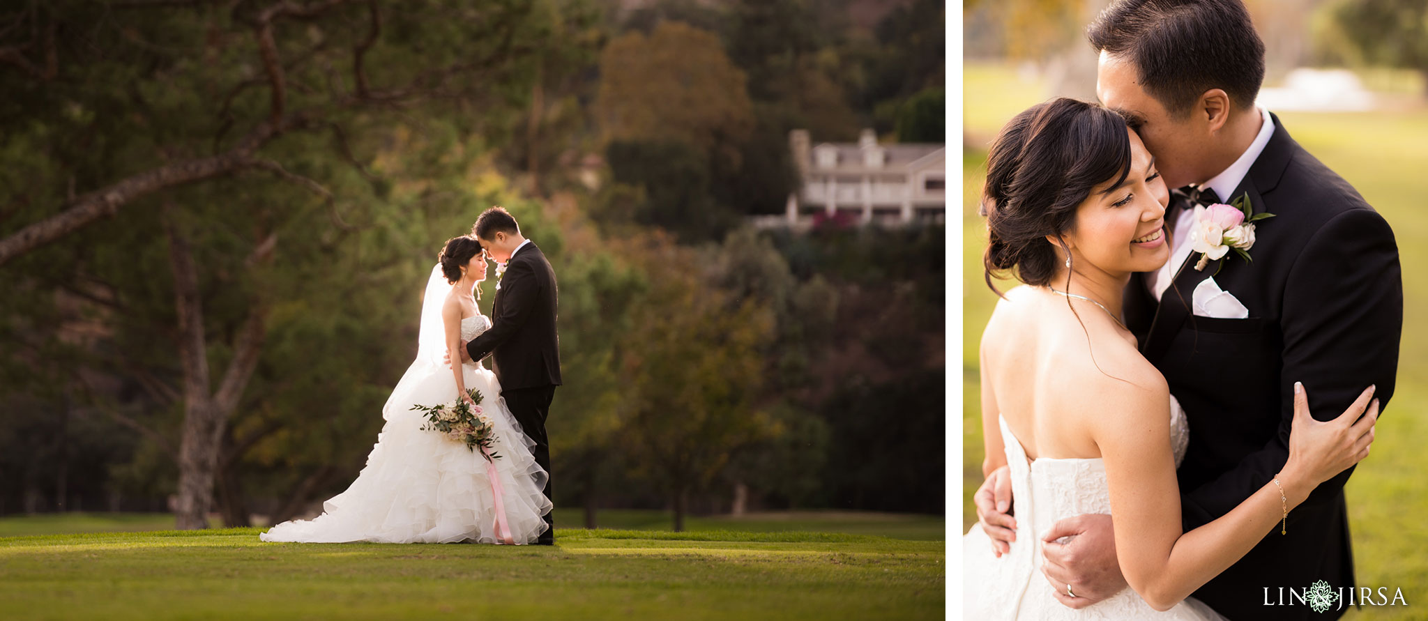 27 brookside golf club pasadena wedding couple photography