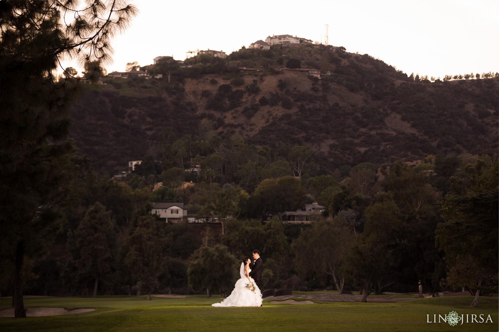28 brookside golf club pasadena wedding couple photography