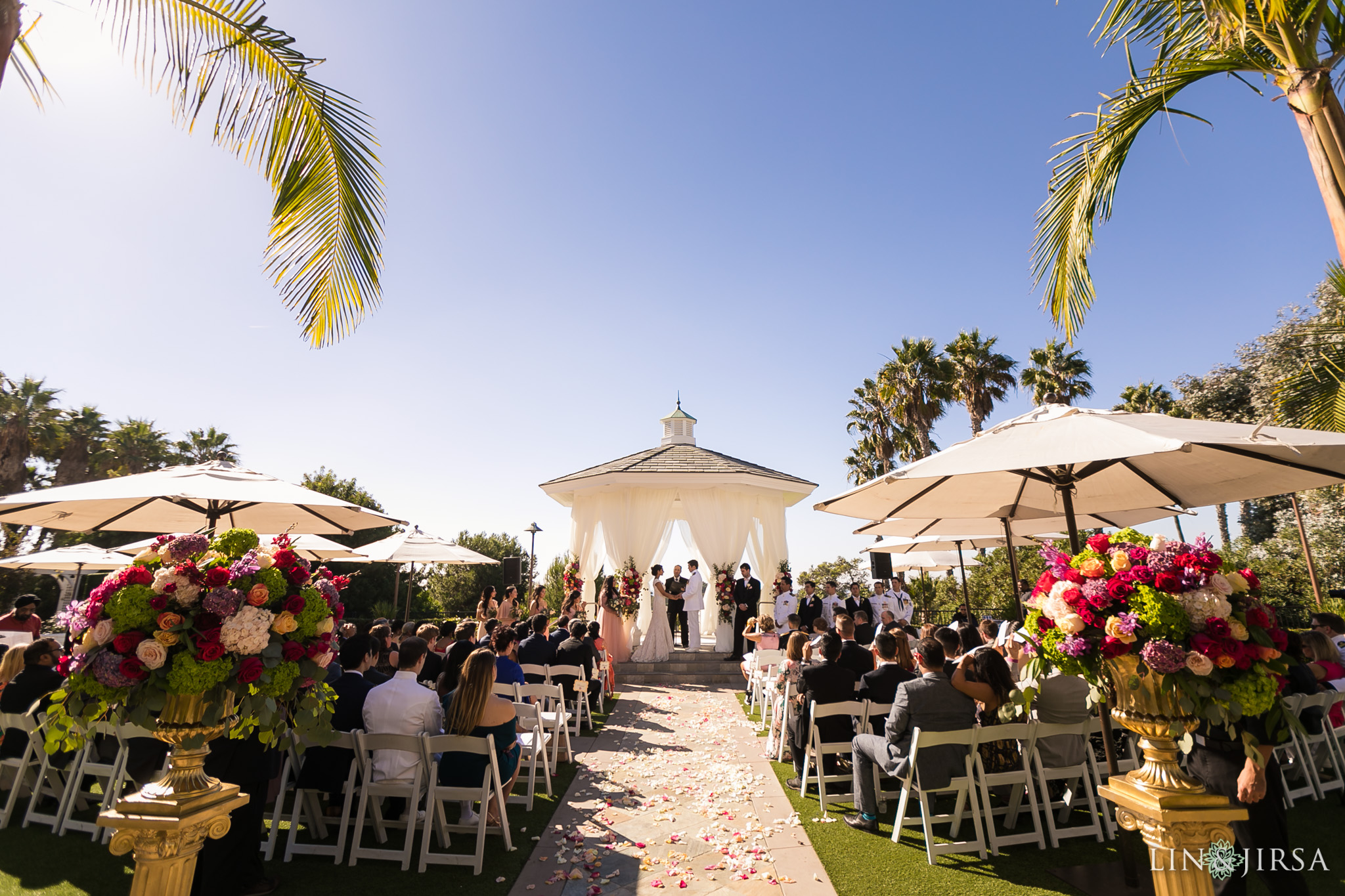 15 newport beach marriott hotel wedding ceremony photography