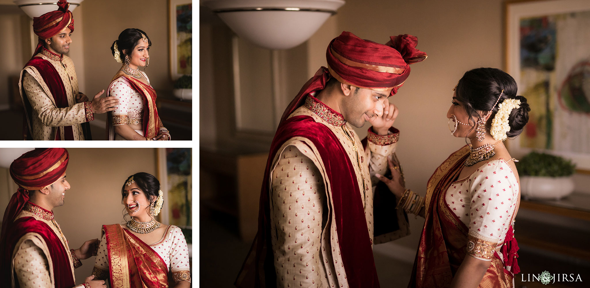 17 hotel irvine indian first look wedding photography