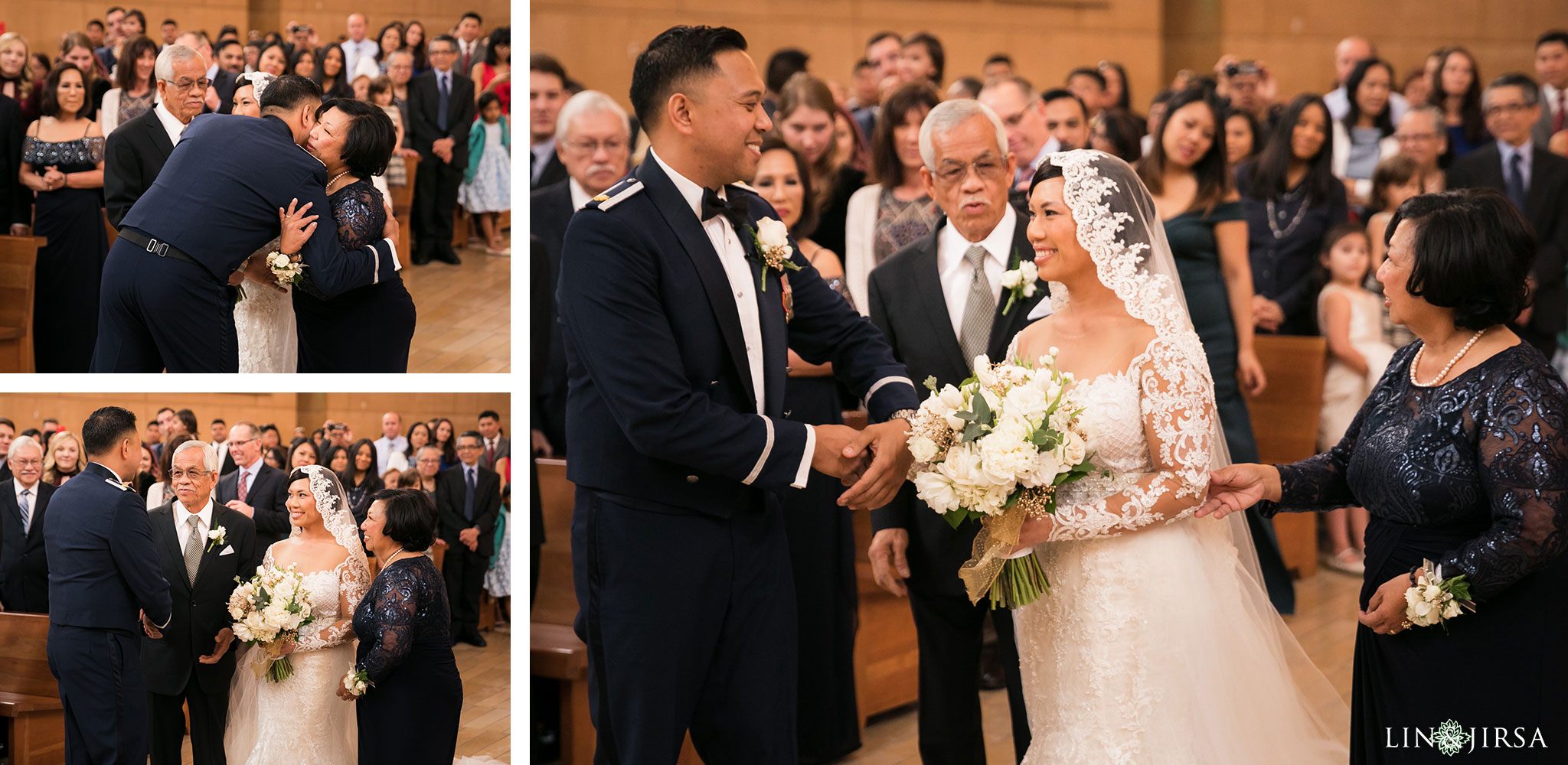 19 cathedral of our lady of angels wedding ceremony photography