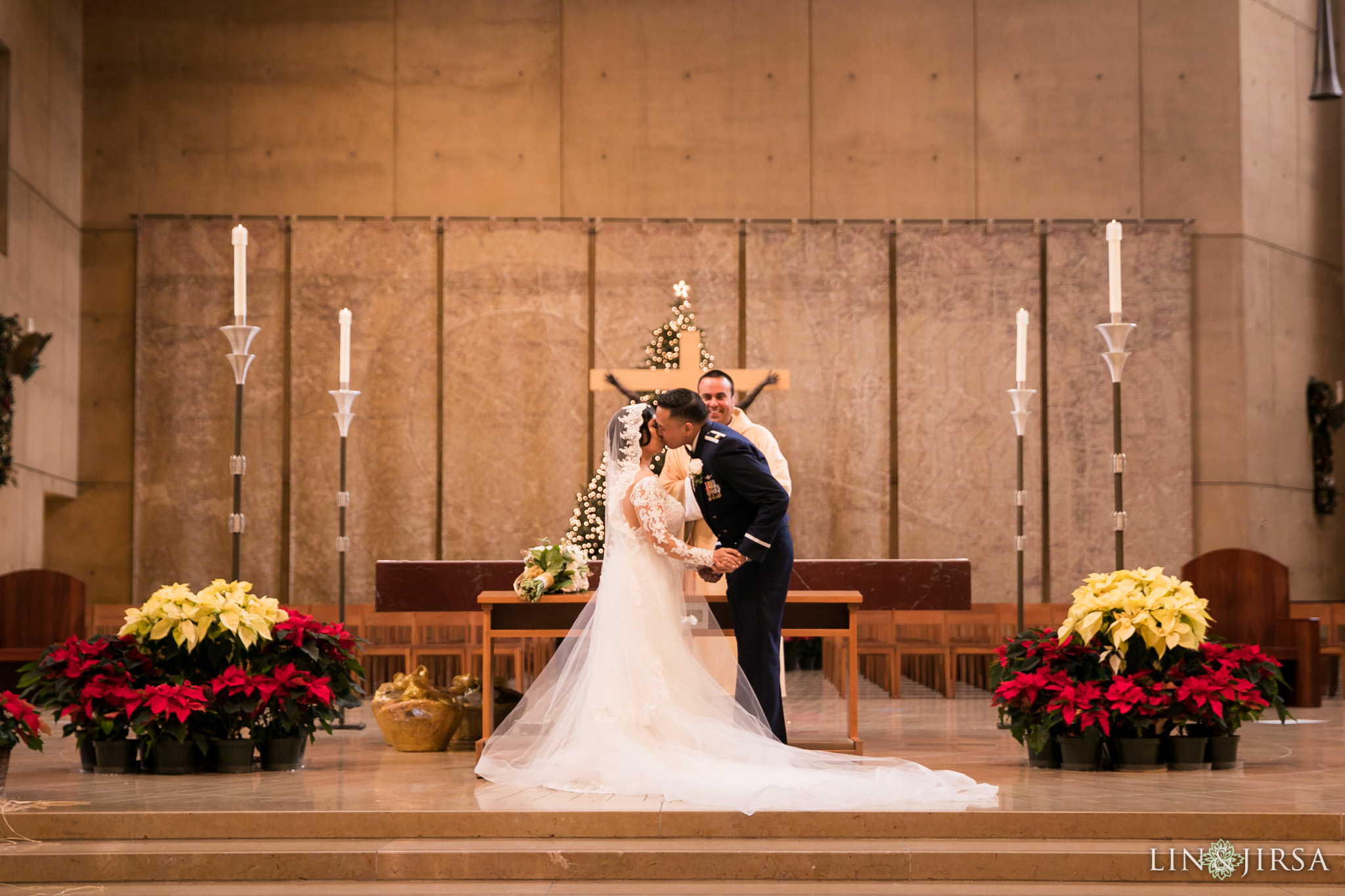 23 cathedral of our lady of angels wedding ceremony photography