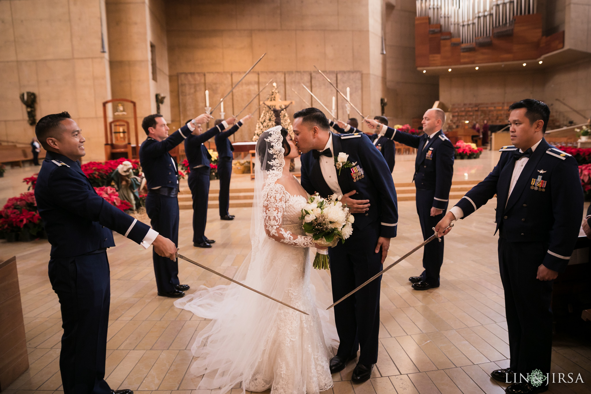 25 cathedral of our lady of angels wedding ceremony photography