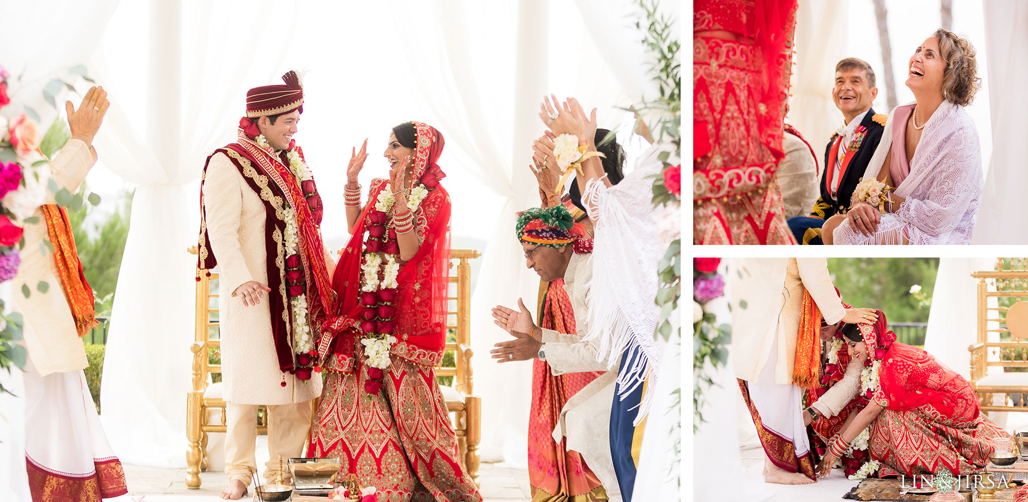 41 newport beach marriott hotel indian wedding ceremony photography