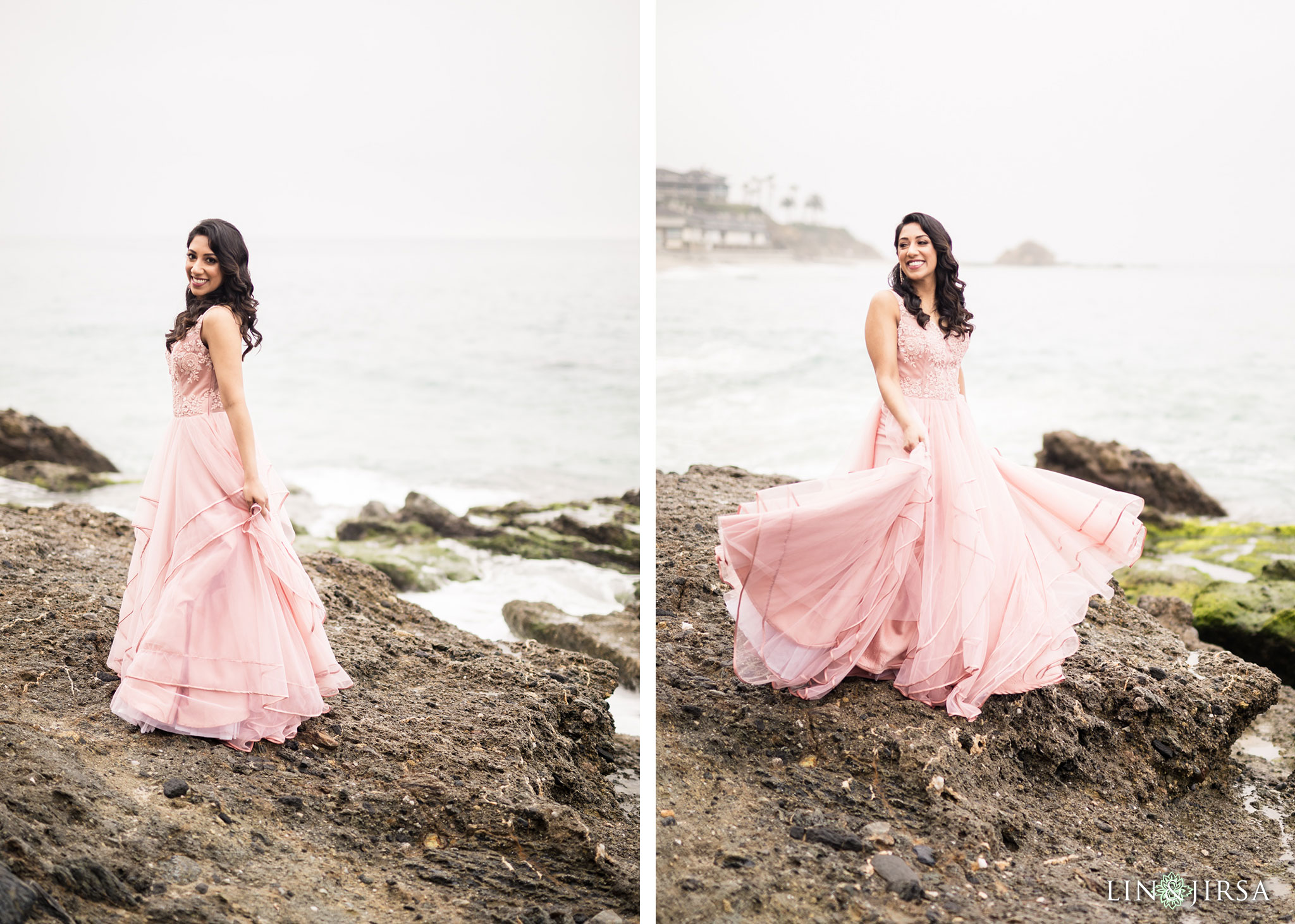 06 laguna beach sunrise private mansion engagement photography