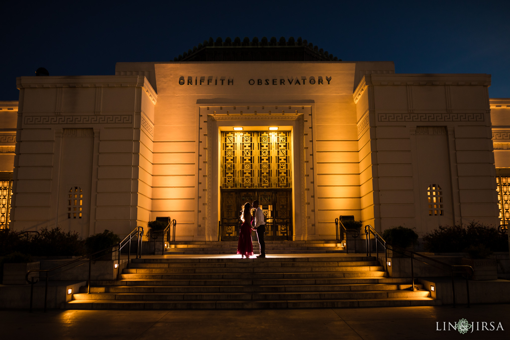 08 griffith observatory los angeles engagement photography