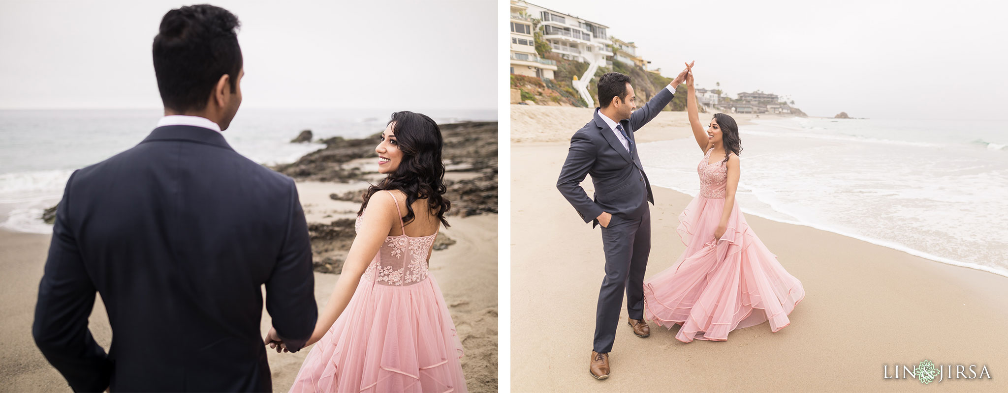 08 laguna beach sunrise private mansion engagement photography