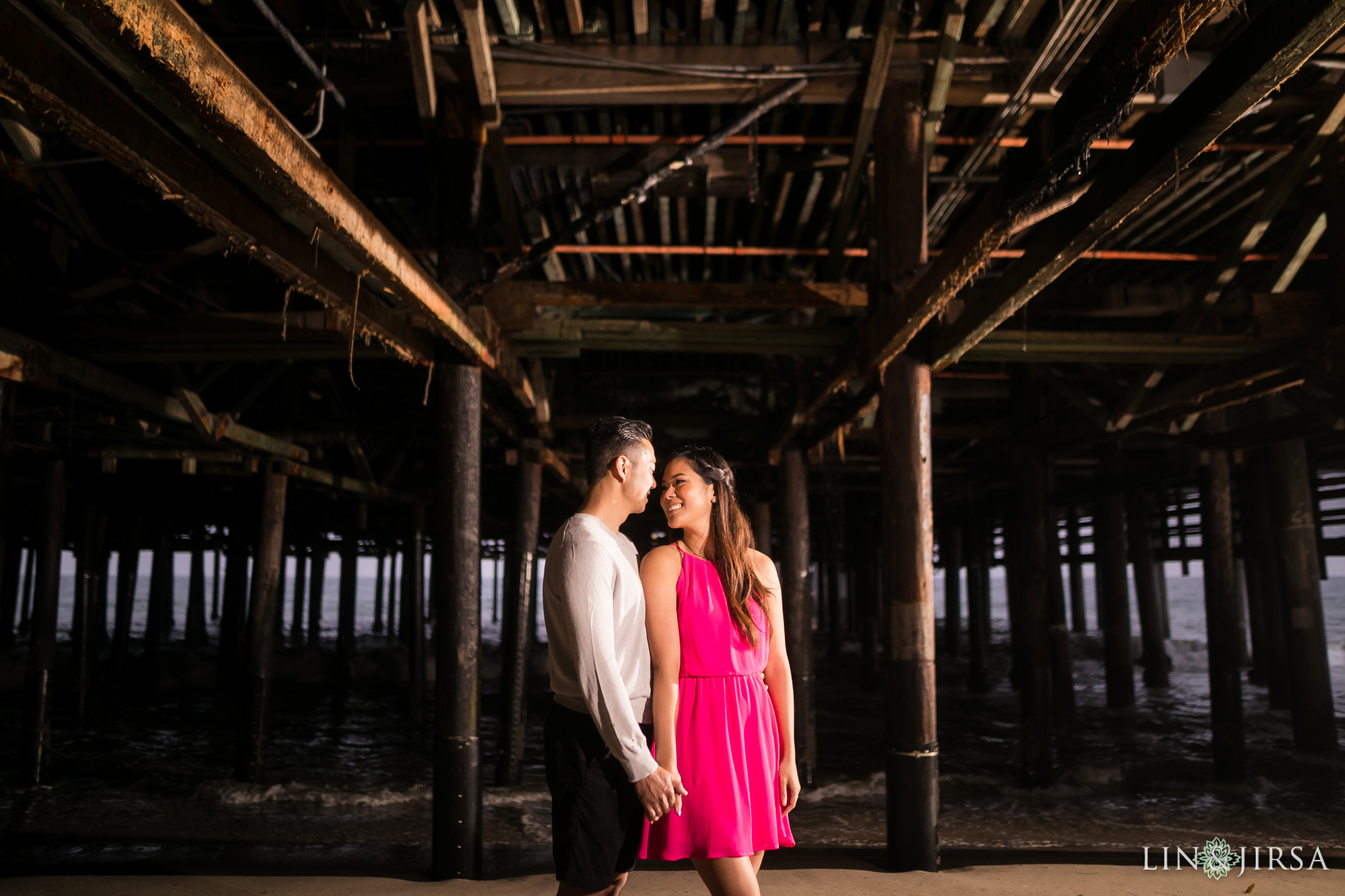 06 santa monica pier engagement photography