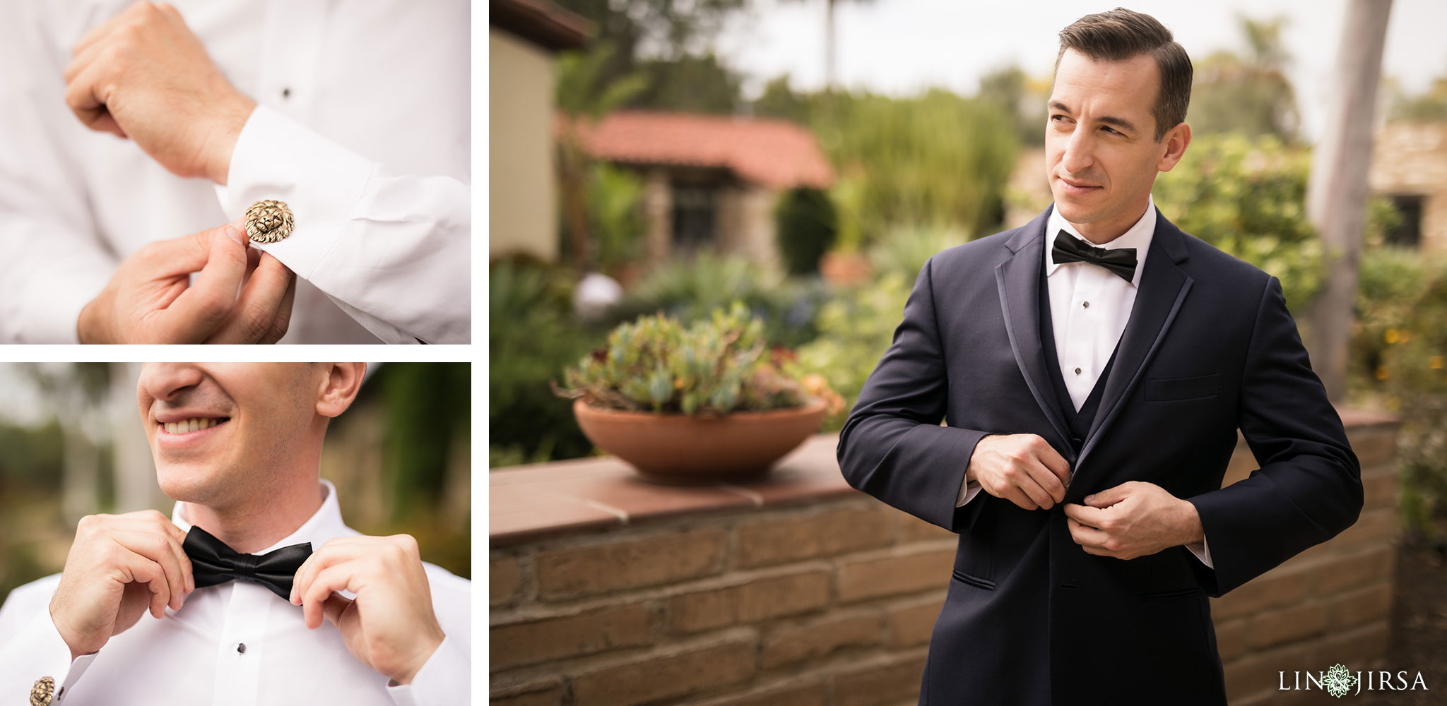 09 estancia la jolla hotel and spa groom wedding photography