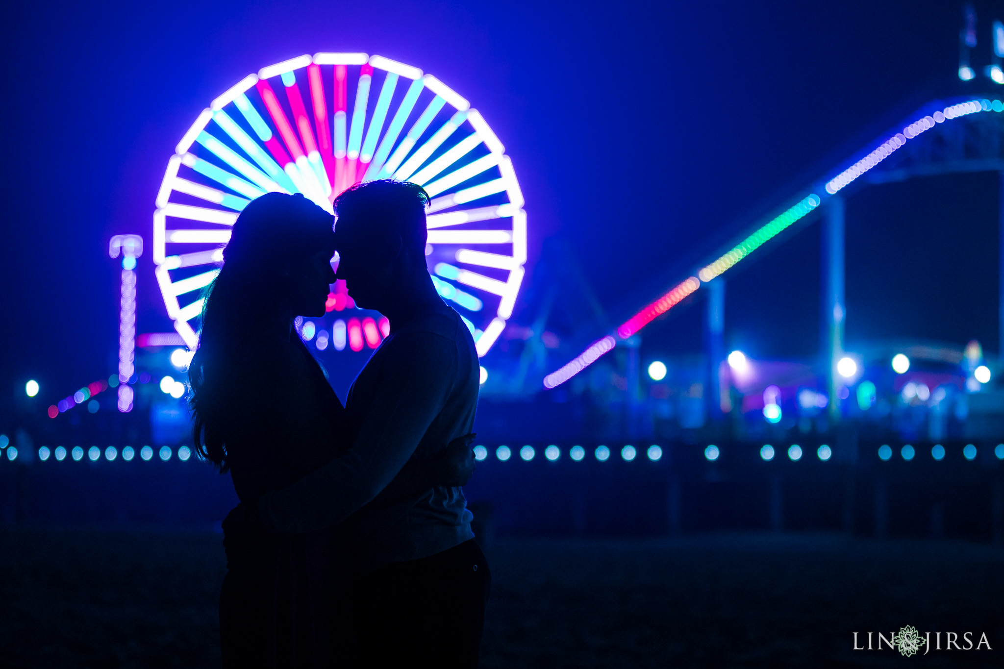 09 santa monica pier engagement photography