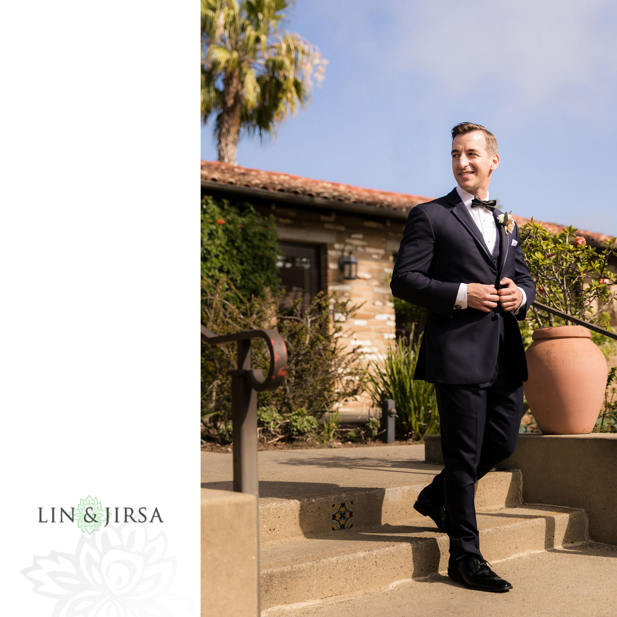 10 estancia la jolla hotel and spa groom wedding photography