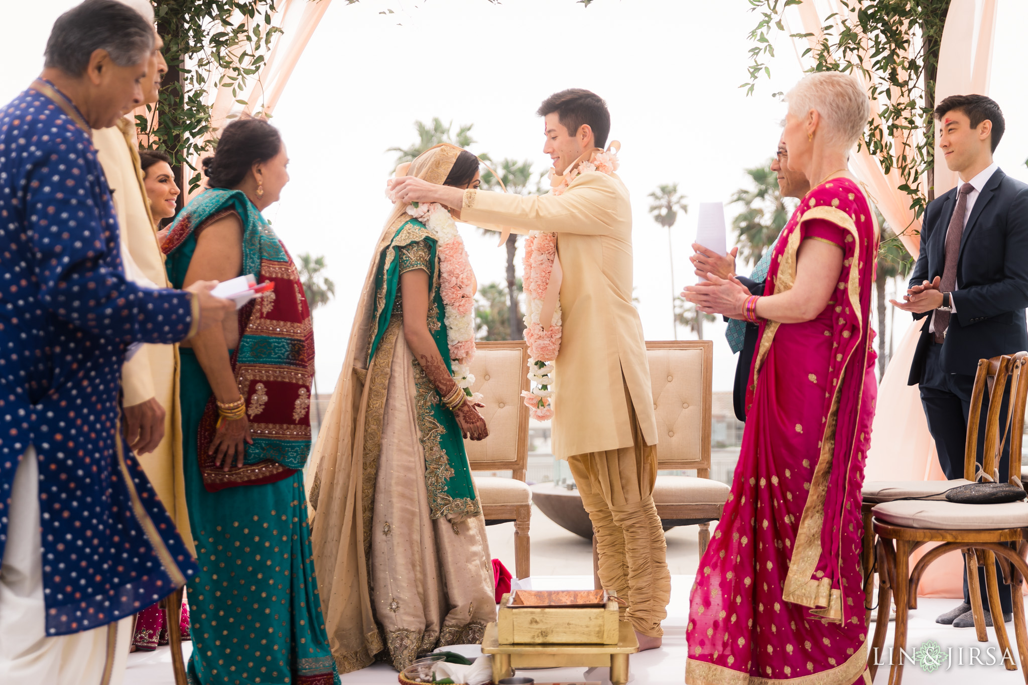 28 pasea hotel and spa huntington beach indian wedding ceremony photography