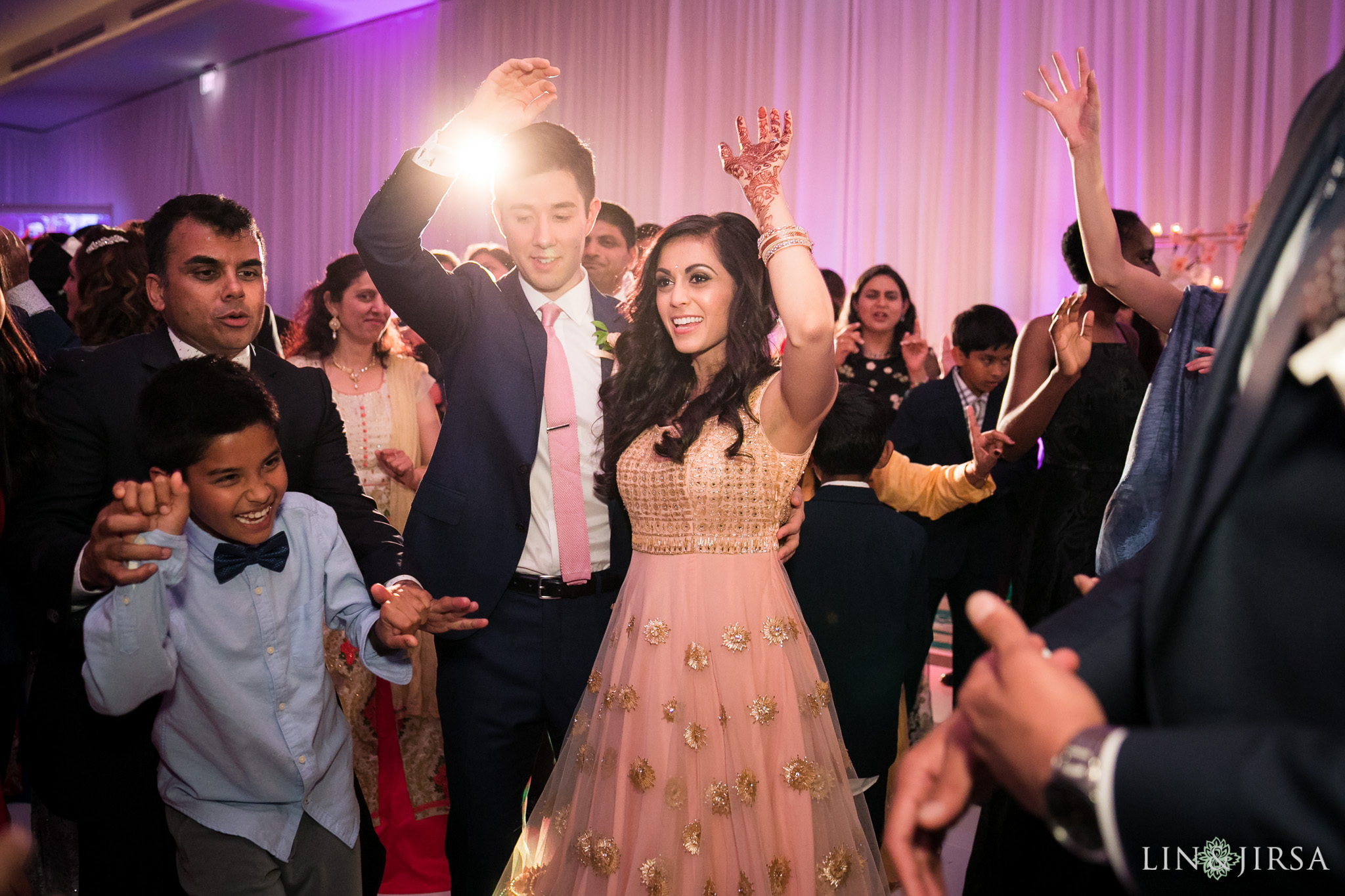 55 pasea hotel and spa huntington beach indian wedding reception photography