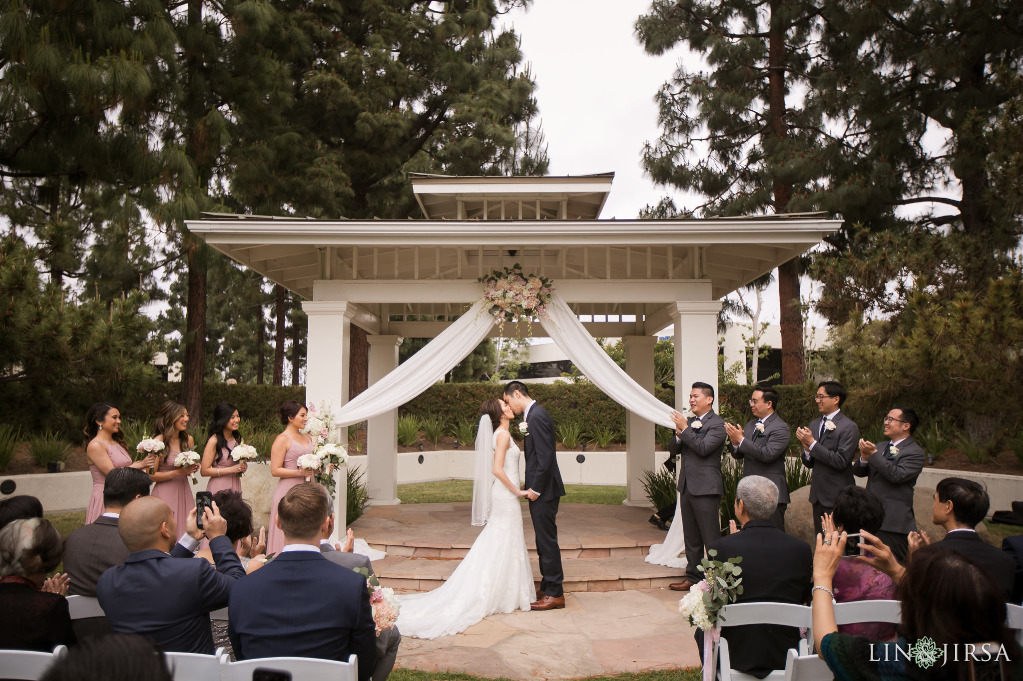 21 turnip rose promenade orange county wedding ceremony photography