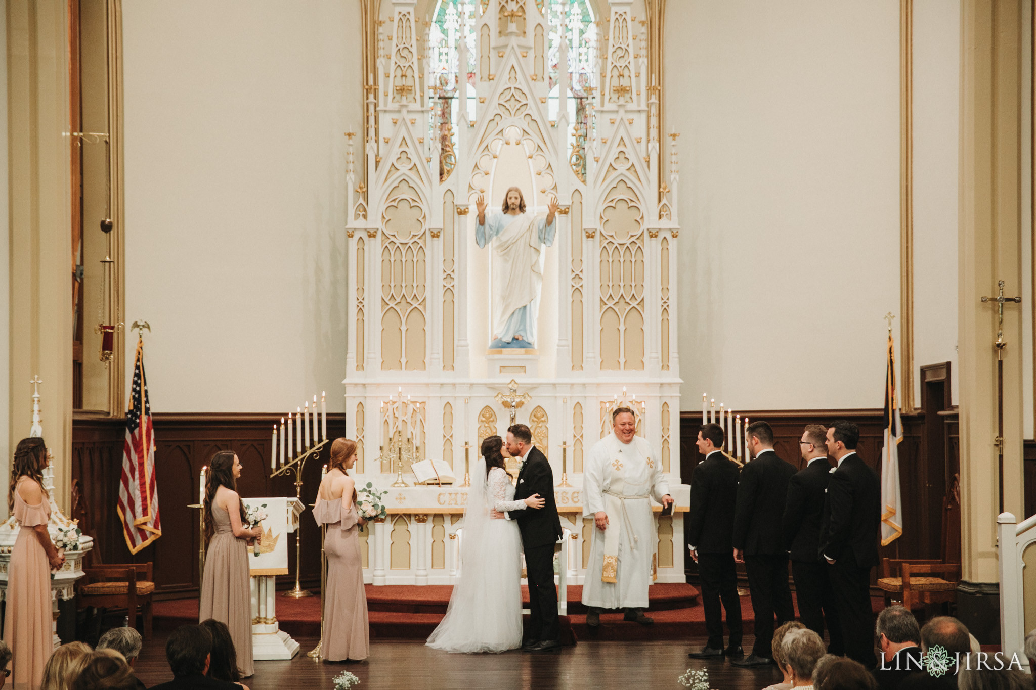 36 St Johns Lutheran Church Orange Wedding Ceremony Photography