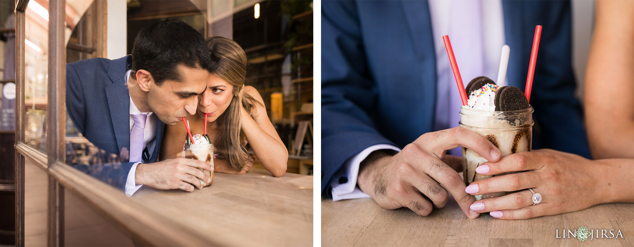 02 old town pasadena float engagement photography