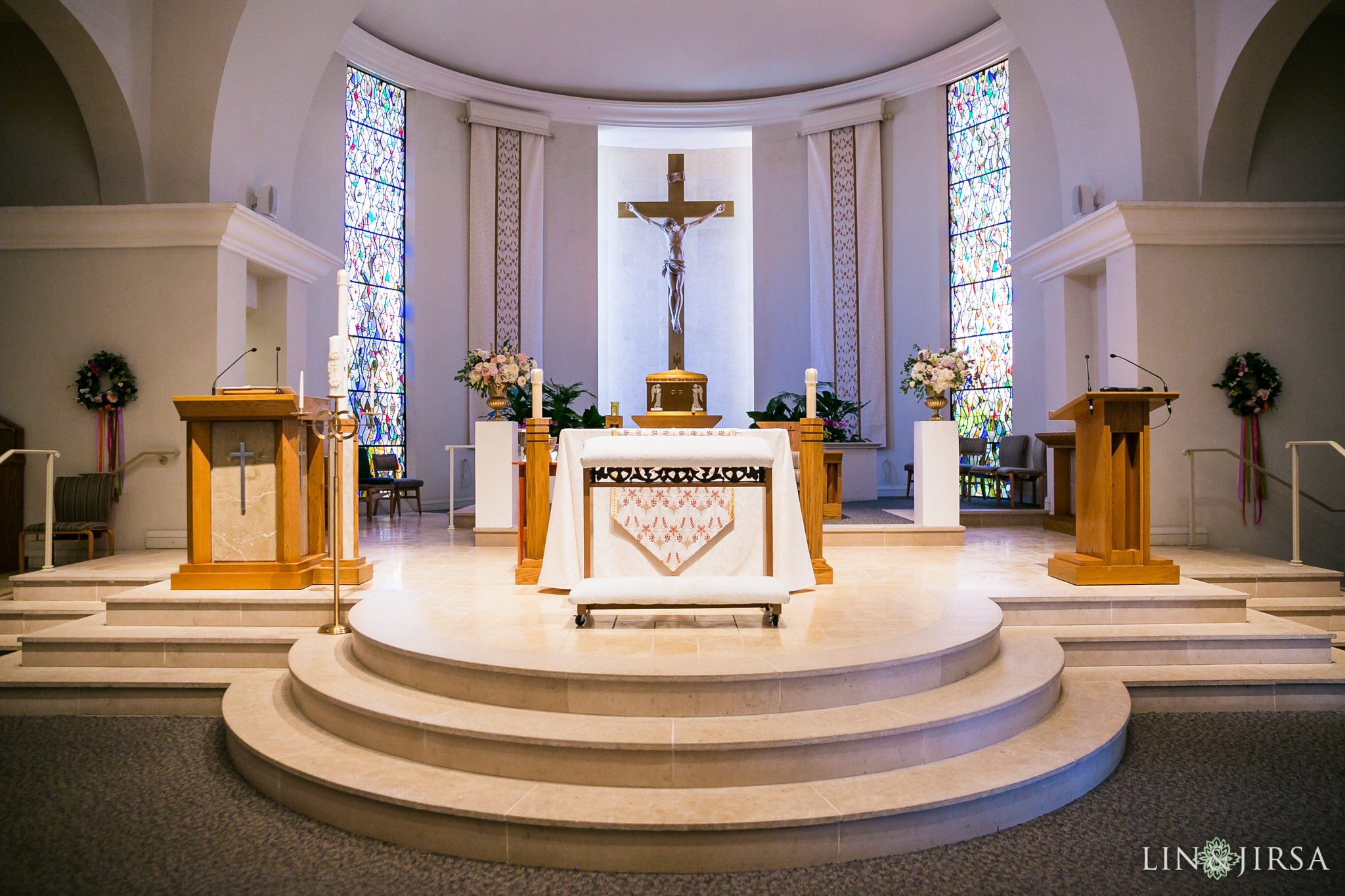 13 good shepherd catholic church los angeles wedding ceremony photography