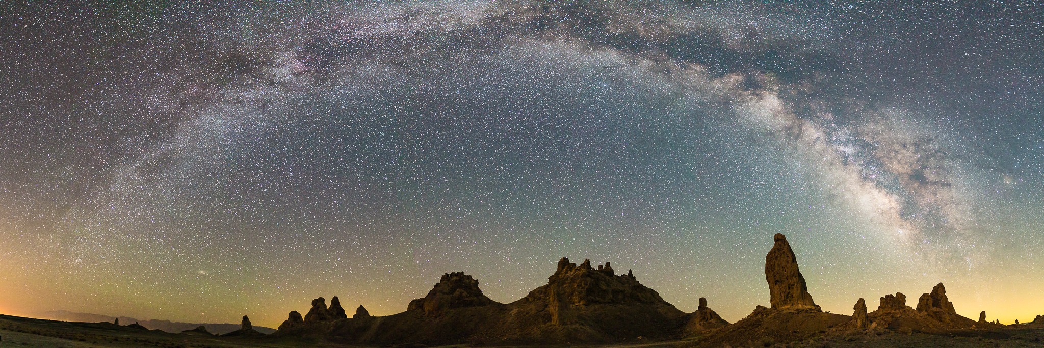 photographing milky way pano