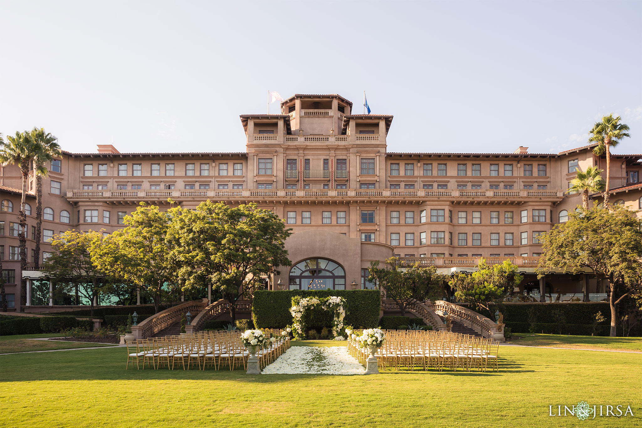 06 langham huntington pasadena wedding ceremony photography