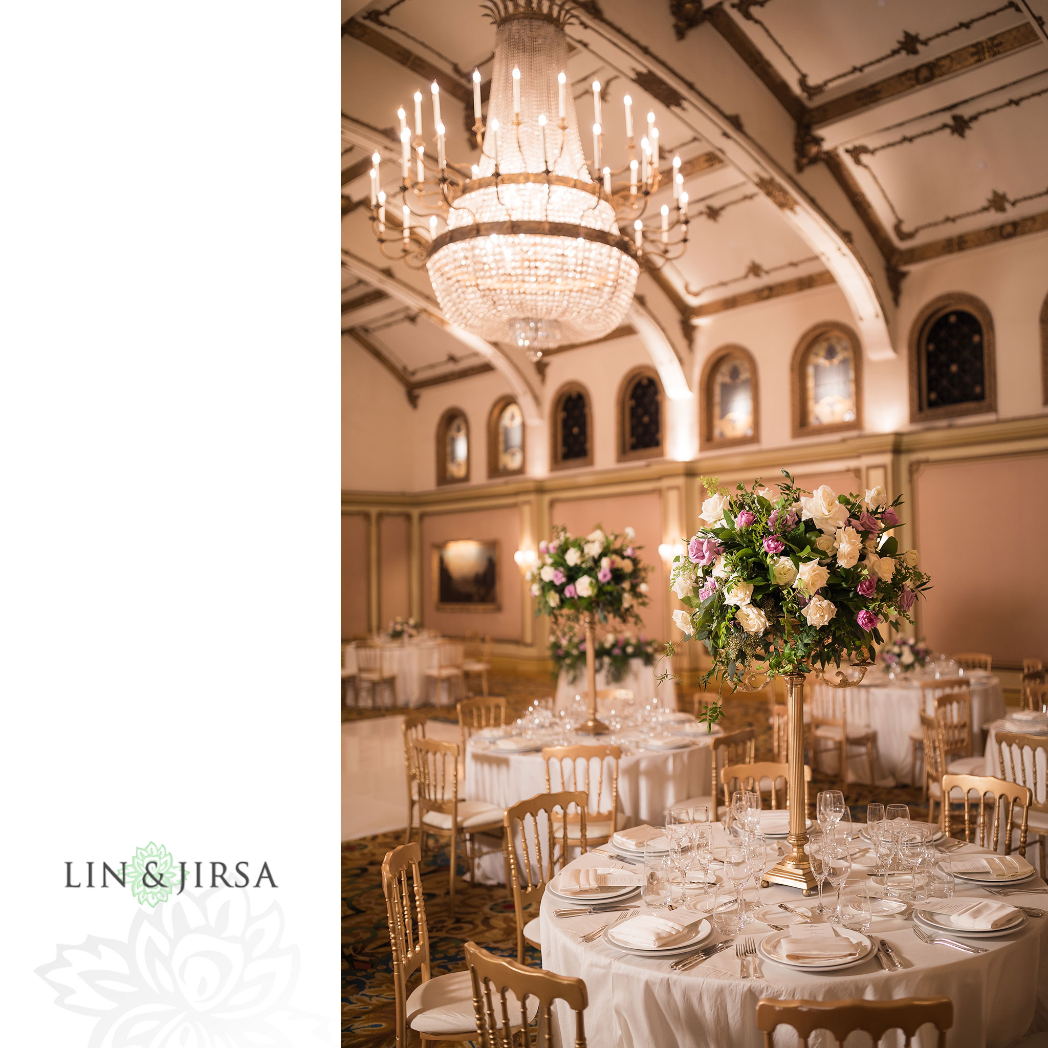 13 langham huntington pasadena wedding reception florals photography