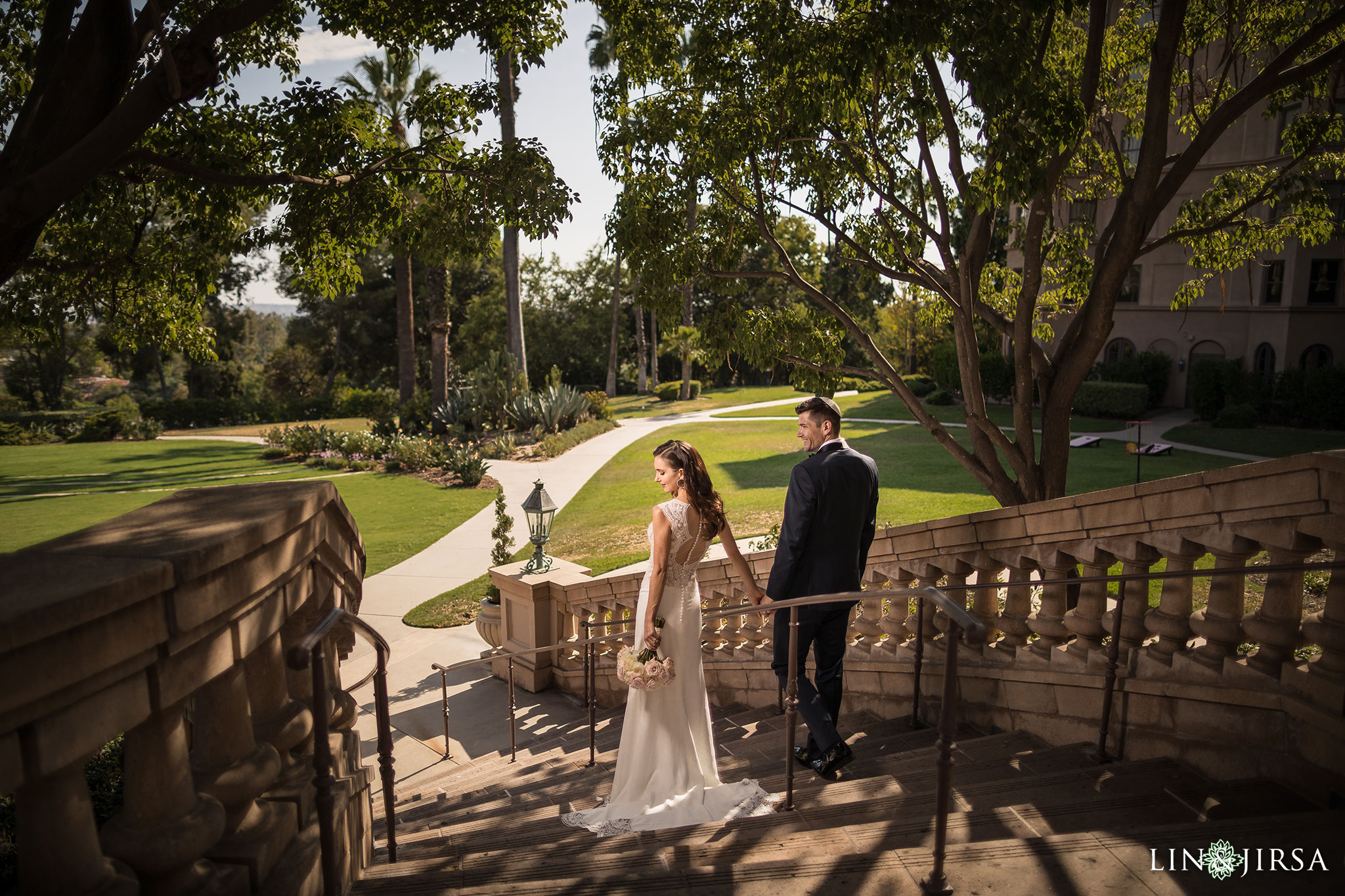 20 langham pasadena jewish couple wedding photographer