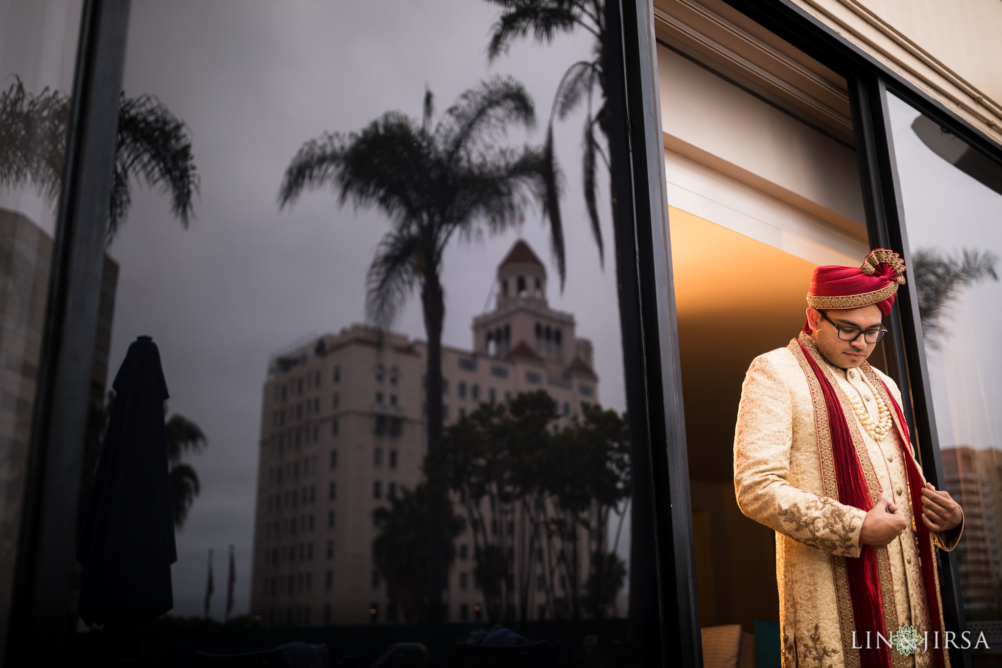 015 Long Beach Performing Arts Center Indian Groom Wedding Photography