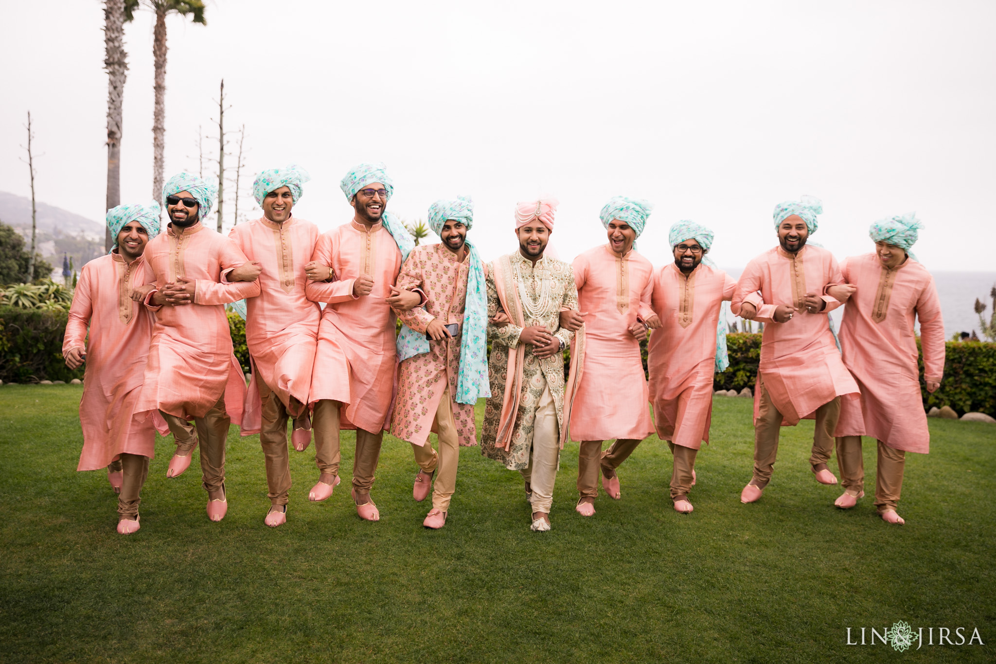 016 montage laguna beach indian groomsmen wedding photography