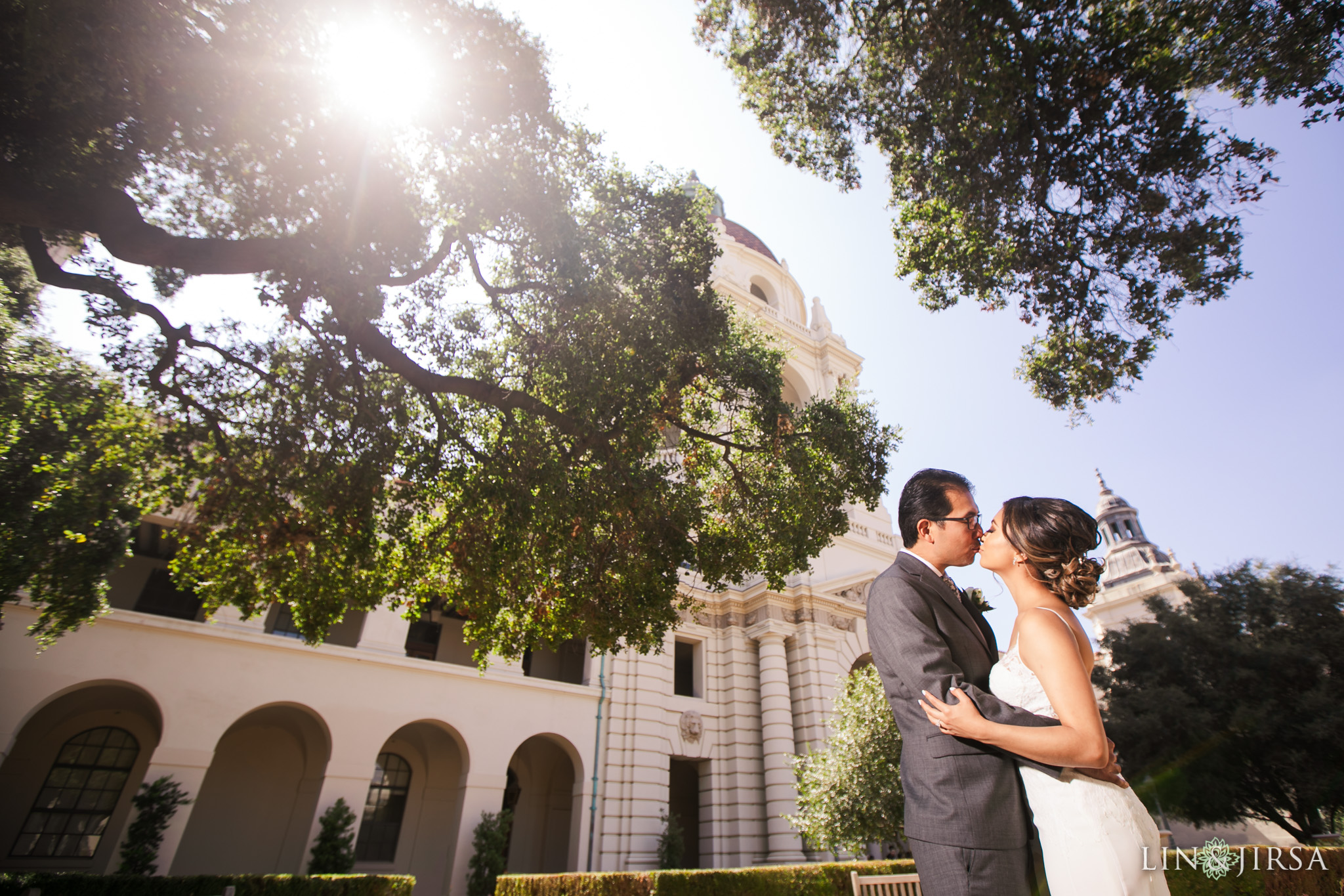 016 pasadena city hall first look wedding photography