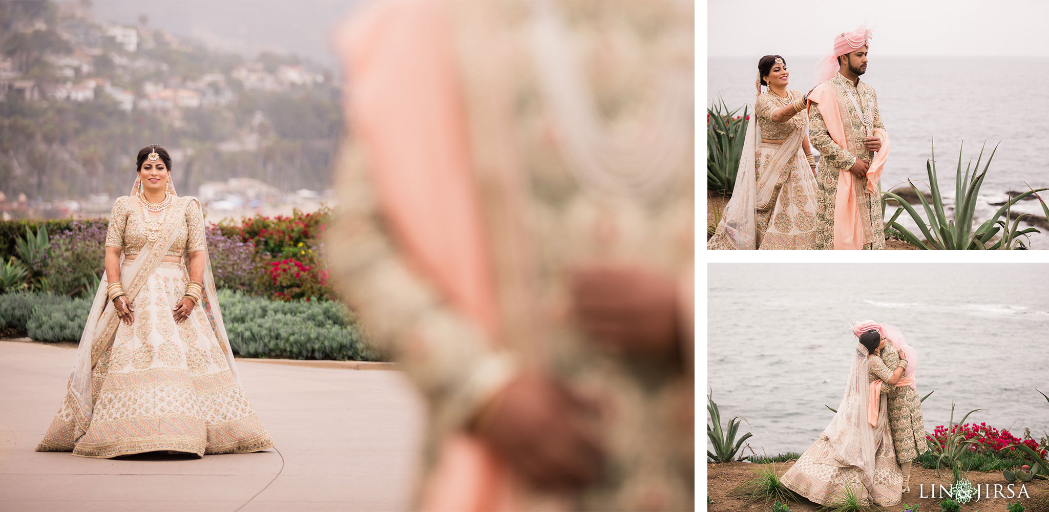 017 montage laguna beach indian couple wedding photography