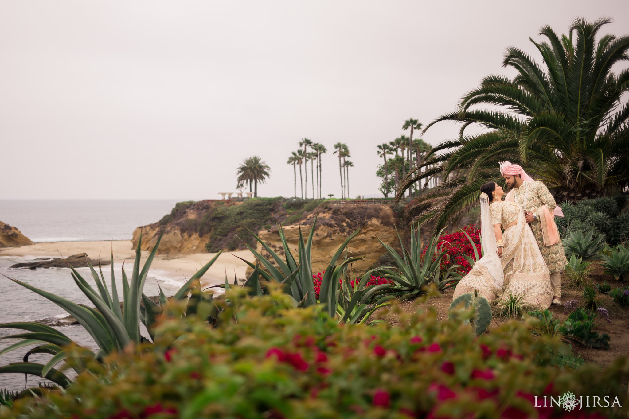 018 montage laguna beach indian couple wedding photography