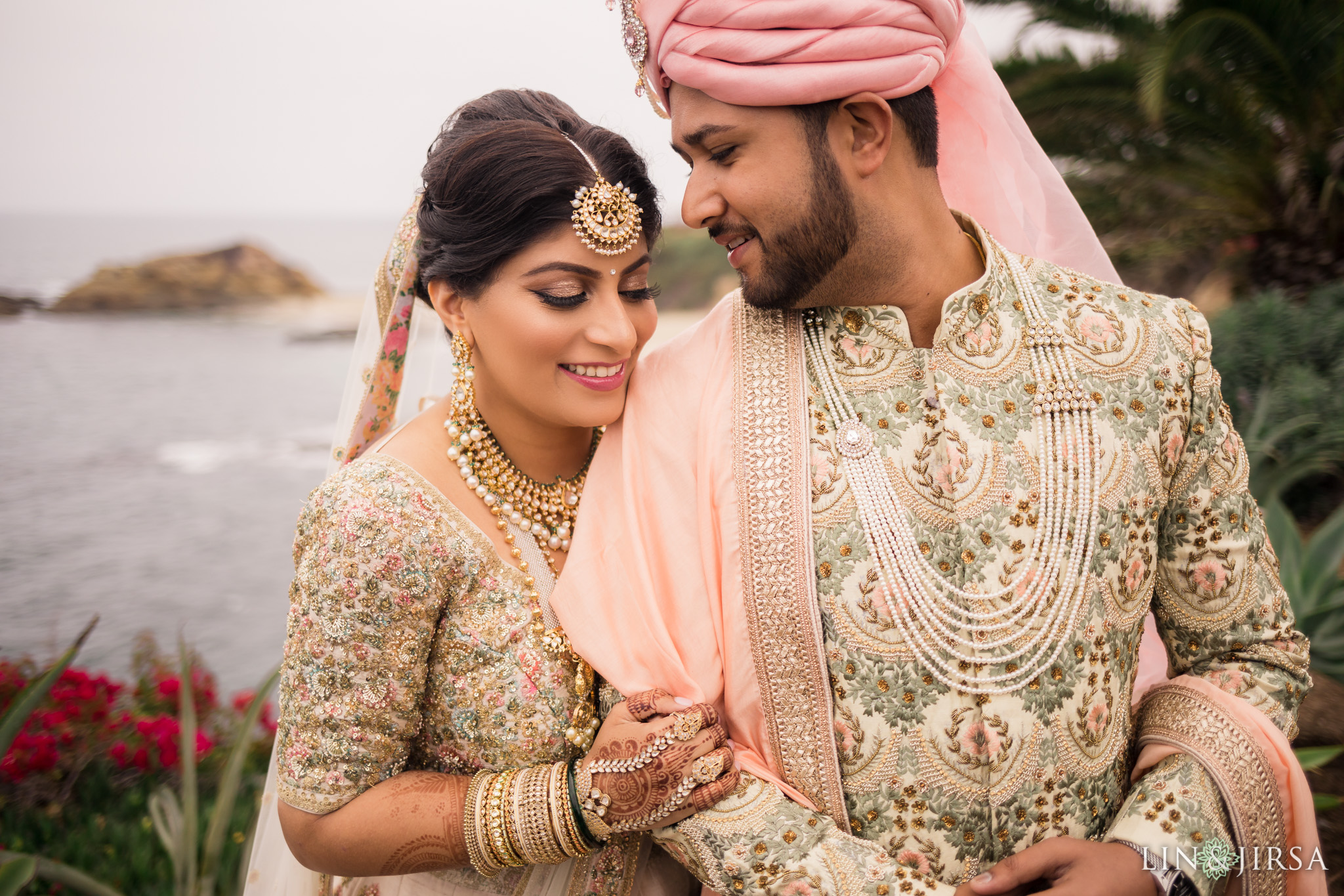 019 montage laguna beach indian couple wedding photography