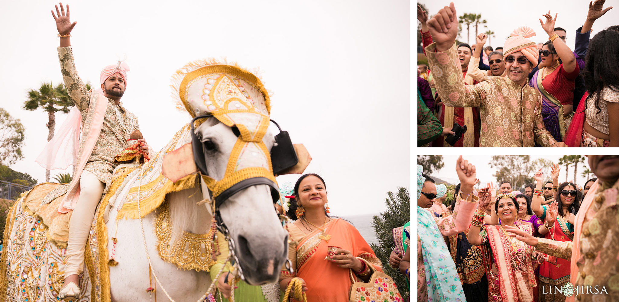 021 montage laguna beach indian baraat wedding photography