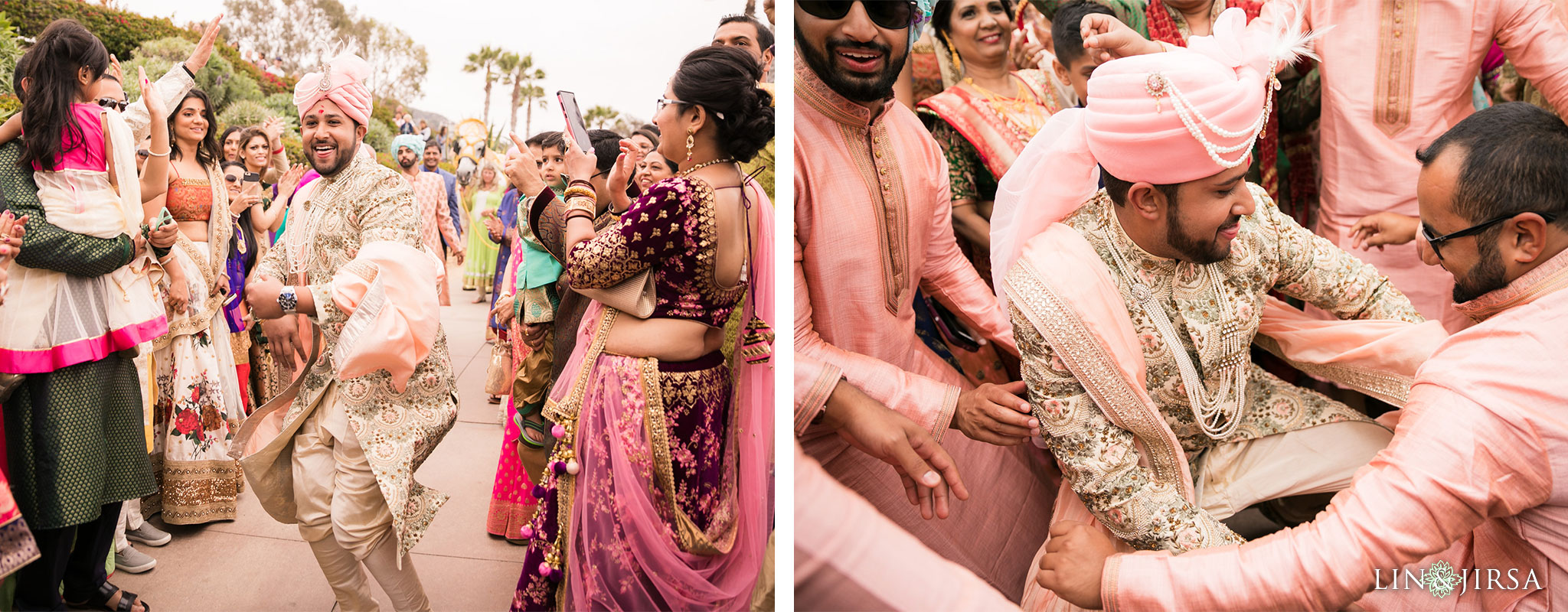 023 montage laguna beach indian baraat wedding photography