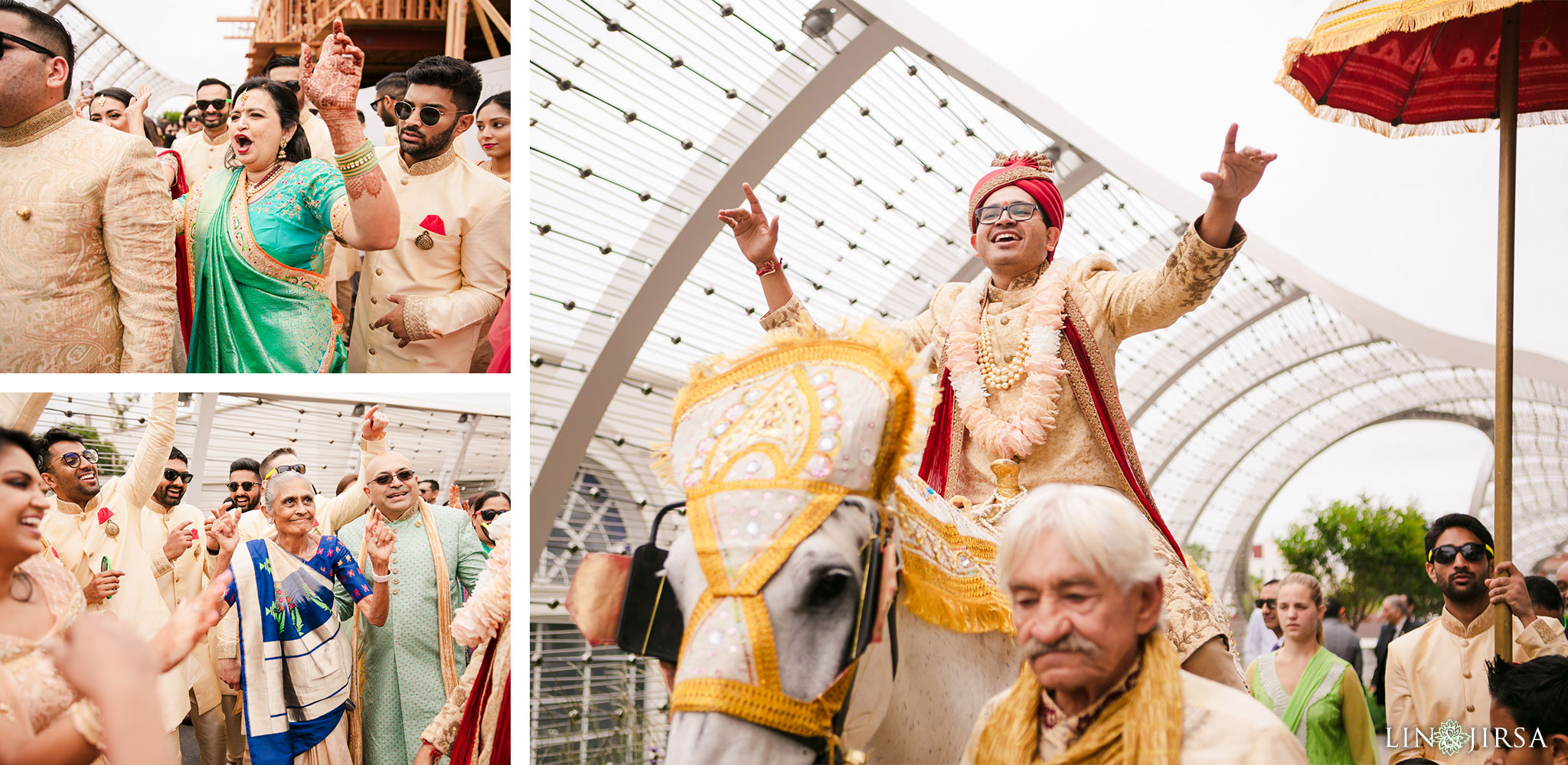 024 Long Beach Performing Arts Center Indian Baraat Photography